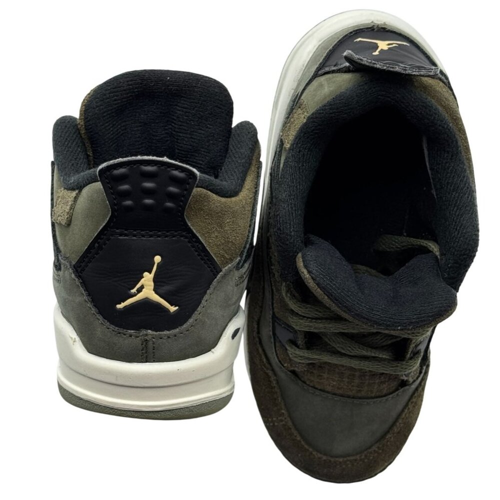 Nike Shoes Youth 10C Air Jordan 4 Retro SE Craft GS Sneakers Green FB9928 200
